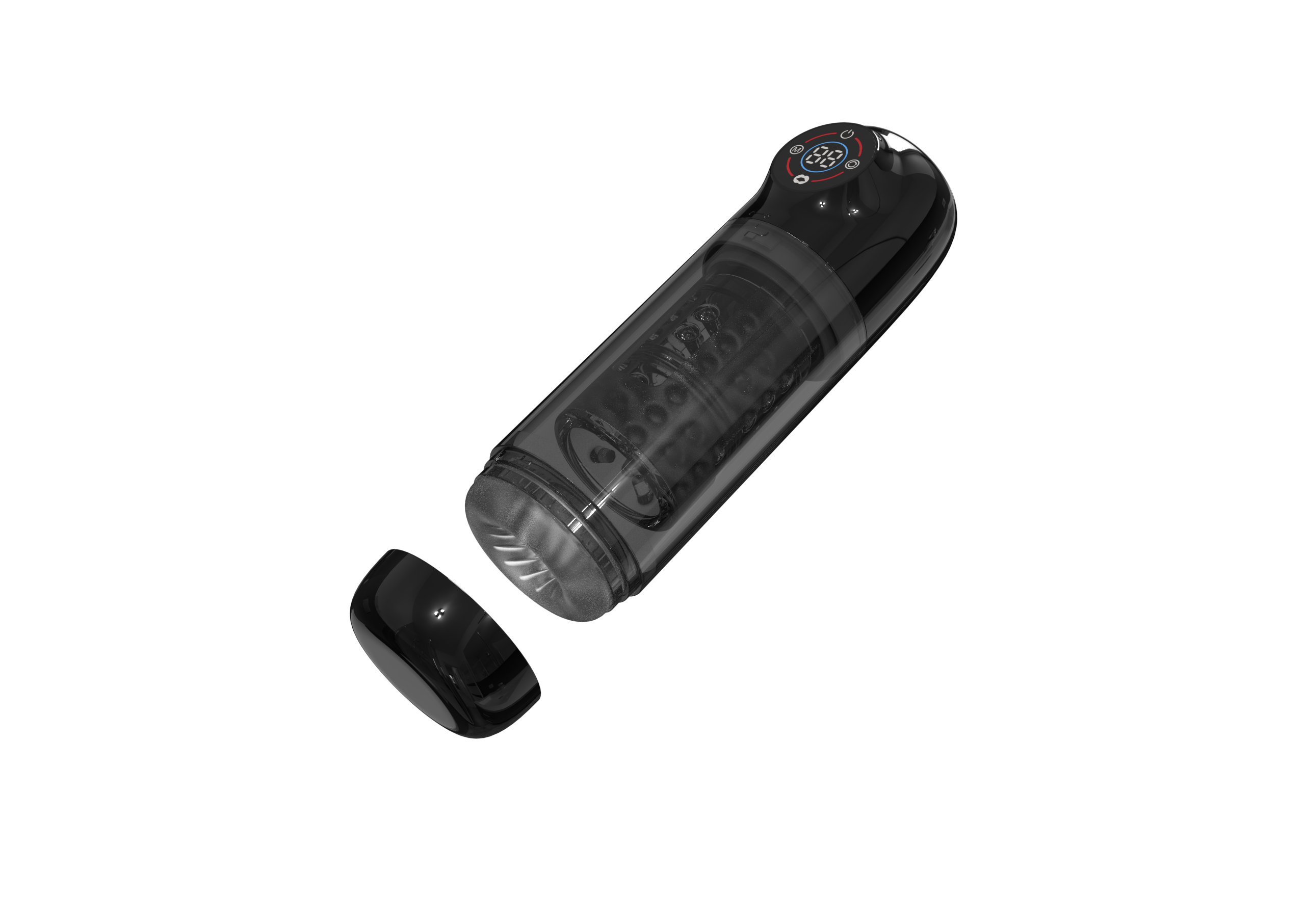Adult Male 3-in-1 Intimate Massager 7 Modes Portable with LCD Display