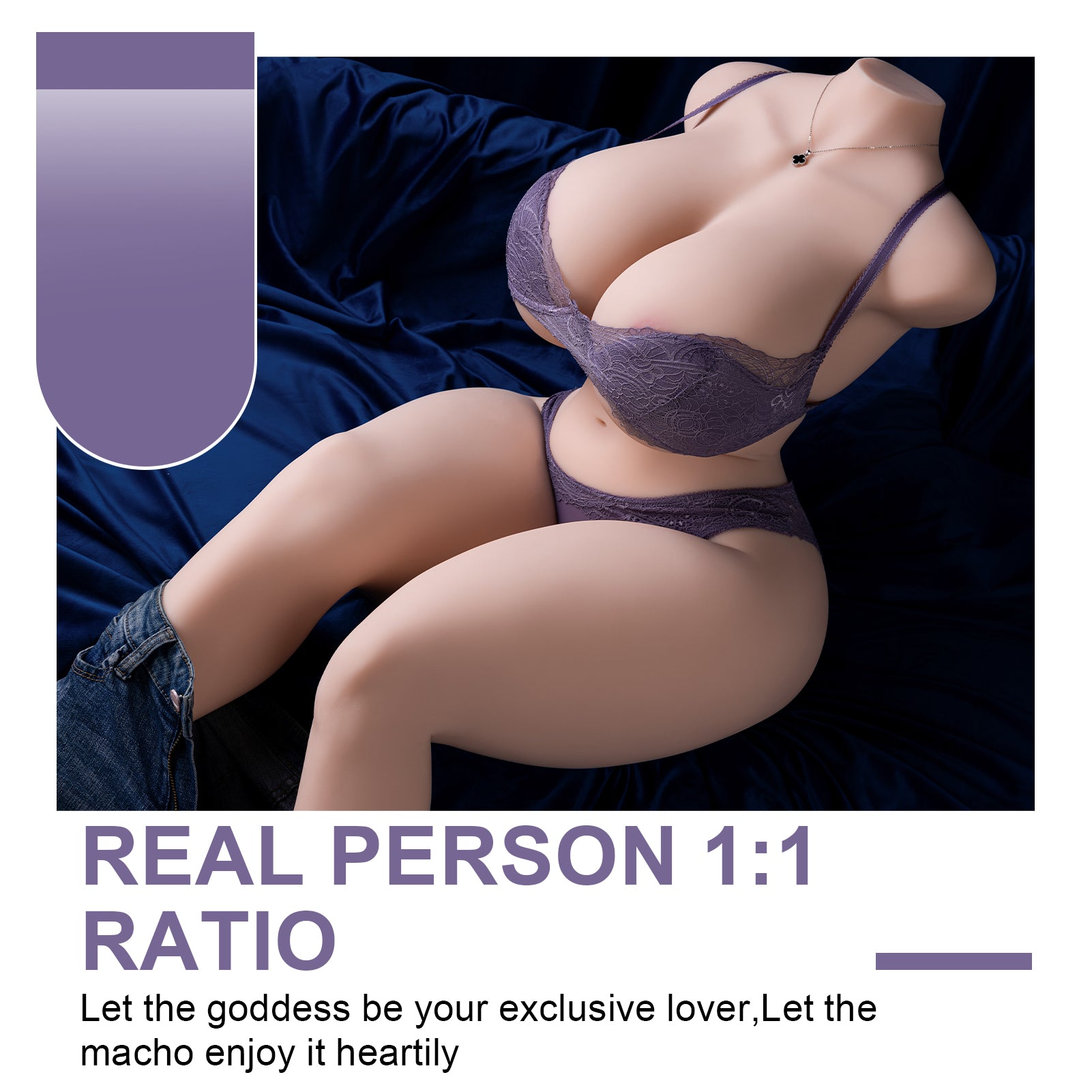 103lb Ultra-Realistic Female Torso with Lifelike Skin & Curves