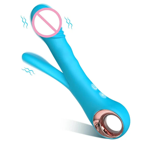 Dobbeltender Vibrator | G-punkt, klitoris & anal stimulation | Kvinde Nydelsesapparat