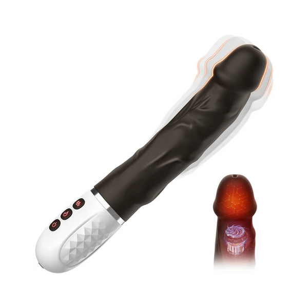 Realistic Dildo Vibrator - Heating & Vibrating