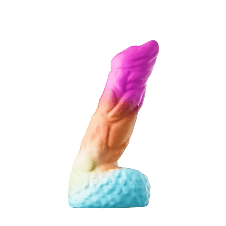 8 Inch 21cm Realistisk Silikone Dildo med Stærk Sugekop Base