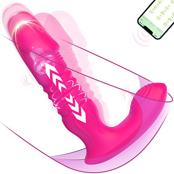 G-punkt Dildo Vibrator - Stødende & Vibrerende