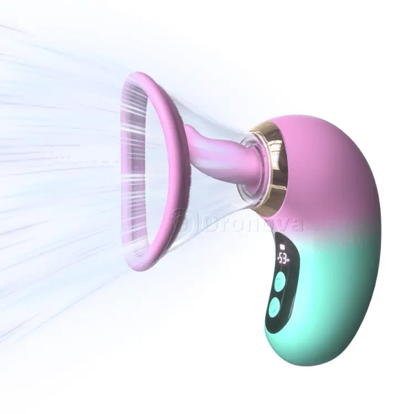 5-i-1 Sugende Vibrator med LCD-skærm