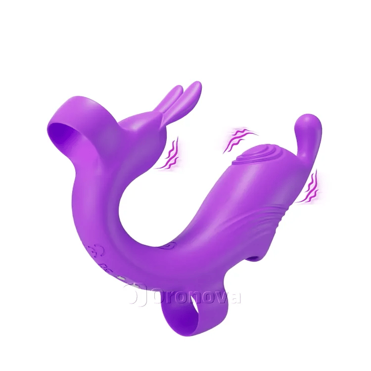 Rabbit Finger Vibrator til kvinder – klitoris- og brystvortestimulator med G-punktsmassager