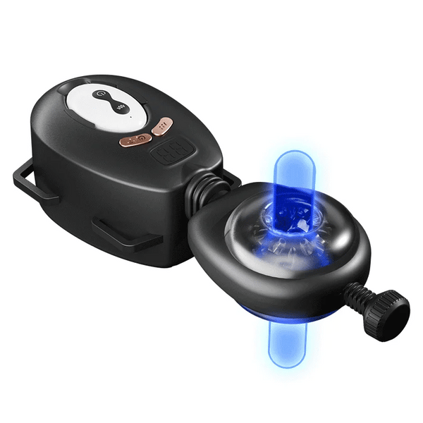 Bærbar masturbator, justerbar stramhed, fjernbetjening