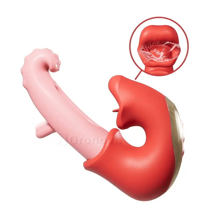 Flappende klitorisvibrator – slikke- og drillefunktioner, vandtæt