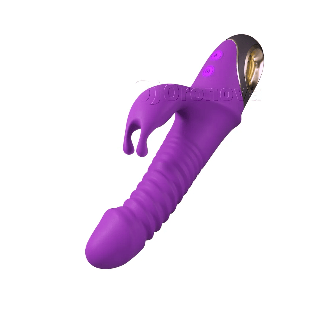 3-in-1 Thrusting Rabbit Vibrator 9 Vibration Modes
