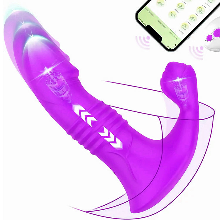 App-Controlled Thrusting Realistic Vibrator with Vibration