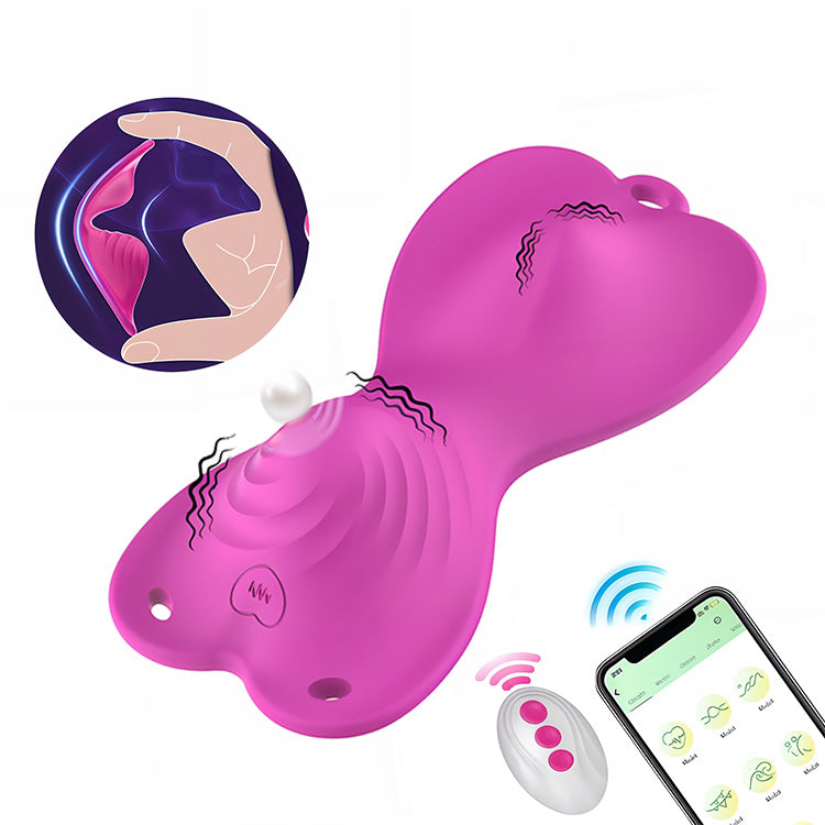 Dual Motor Bærbar Vibrator med App Kontrol