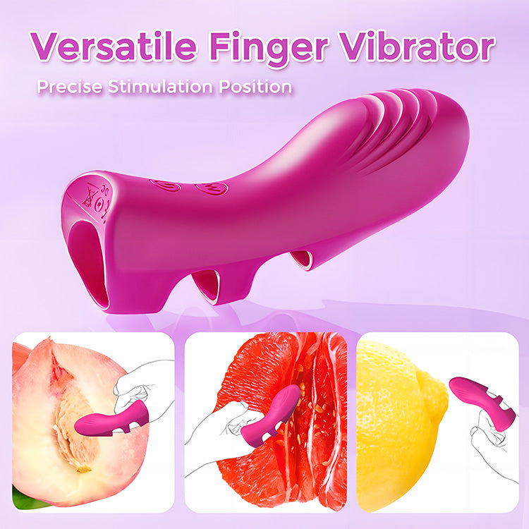 Whisper-Quiet alsidig finger vibrator