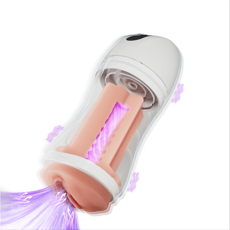 Male Automatic Suction Vibrating Masturbator – 10 Stimulation Modes