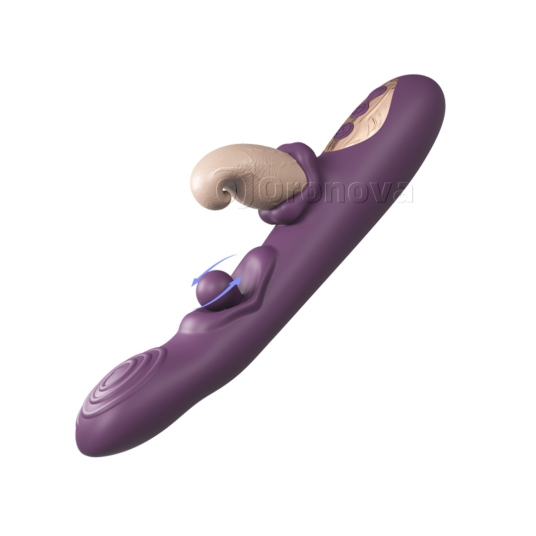 3-i-1 fleksibel vibrator – roterende kugle, banken og vibration med flere tilstande