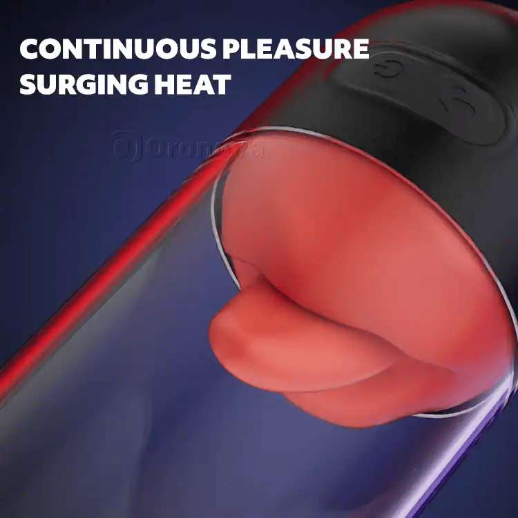 App styret mandlig masturbator - tunge slikning og vibration