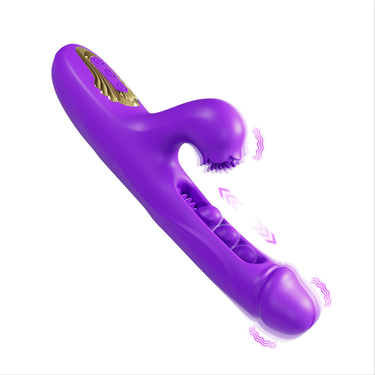 Push-pull vibrator, pirrer klitoris, tredobbelt stimulation