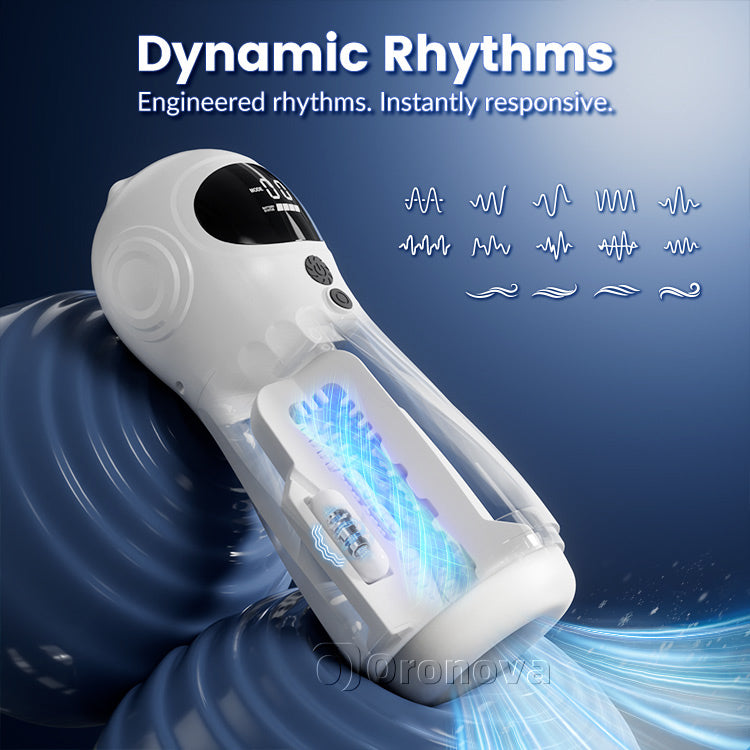 Automatisk Mandlig Masturbator - Sugning, Vibration & APP Fjernbetjening