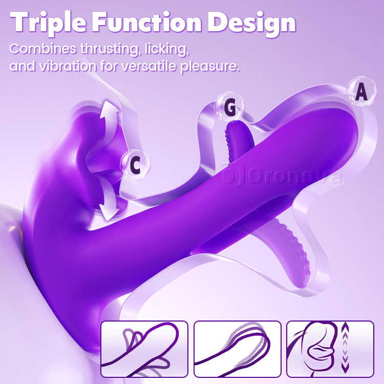 Ultimate G-Spot Pleasure with Thrusting, Licking, and Vibrating Power