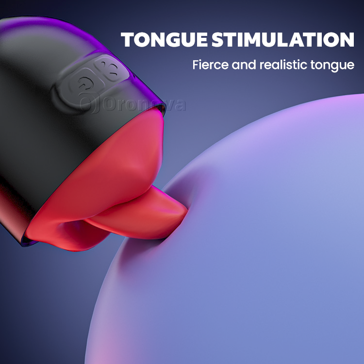 App-styret mandlig masturbator - tunge slikning & vibration