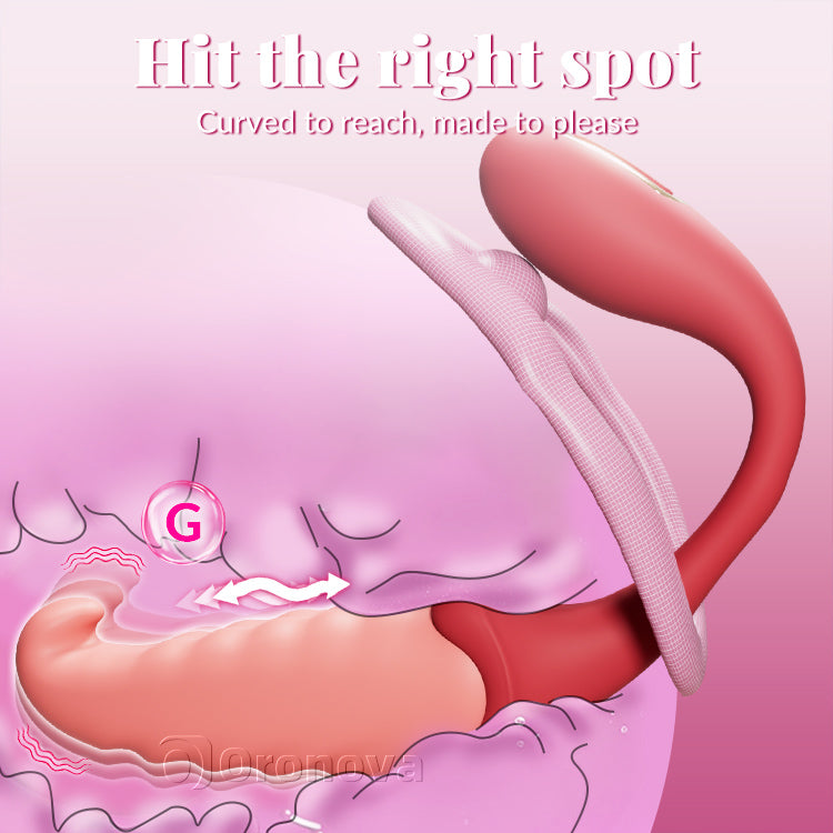 G-Spot Vibrator, pulserende, stimulerer C-Spot, fjernbetjening