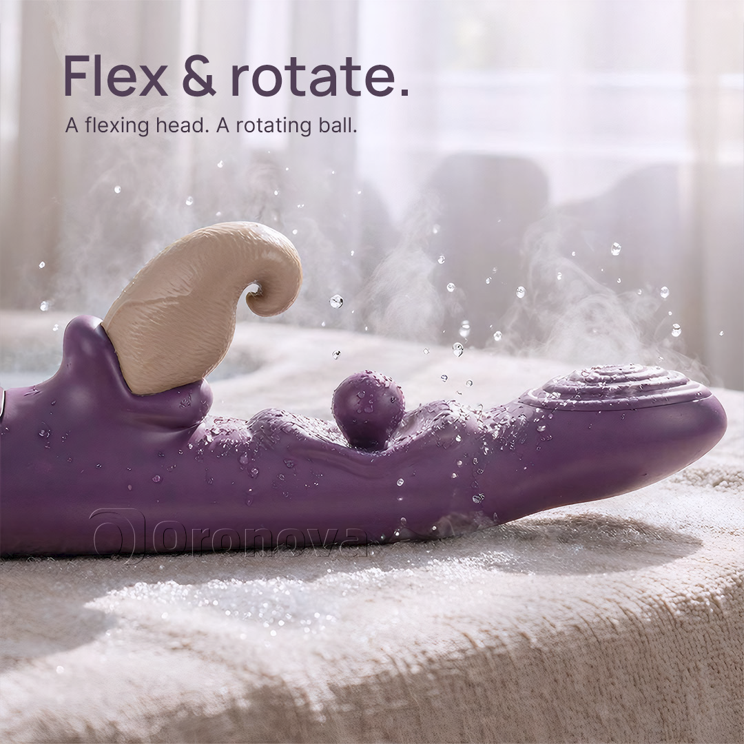 3-i-1 fleksibel vibrator – roterende kugle, banken og vibration med flere tilstande