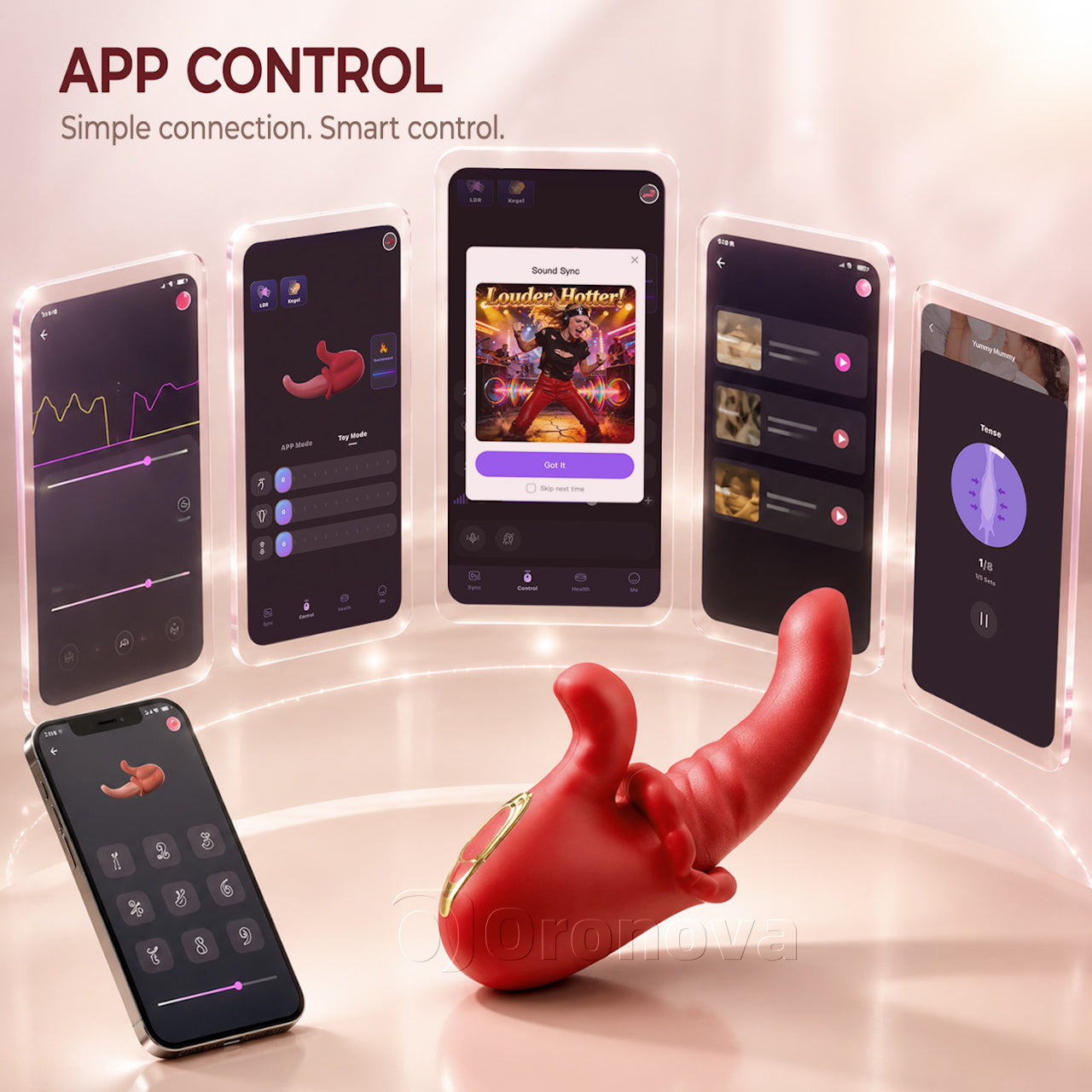5-in-1 Full Control，Heating. Rotation. Thrusting. Licking. Vibration.Precision Meets Comfort.