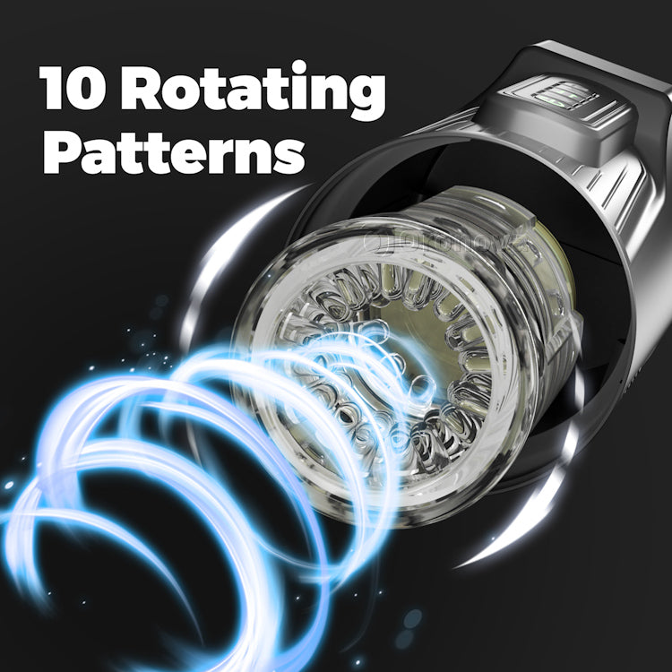 Automatisk roterende masturbator - Stødende & Suger