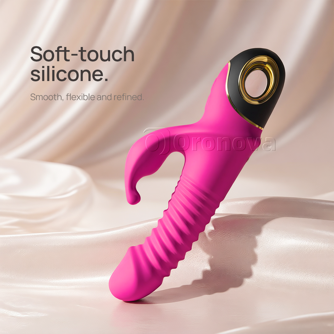 3-i-1-stødende og roterende vibrator med 9 rotationsindstillinger. Uendelige muligheder.