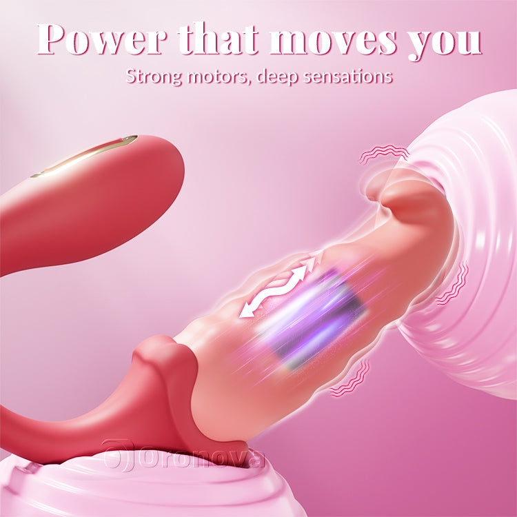 G-Spot Vibrator, pulserende, stimulerer C-Spot, fjernbetjening