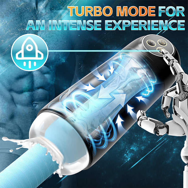 Automatisk mandlig masturbator – 9 suge- og vibrationsindstillinger med whirlpool-funktion