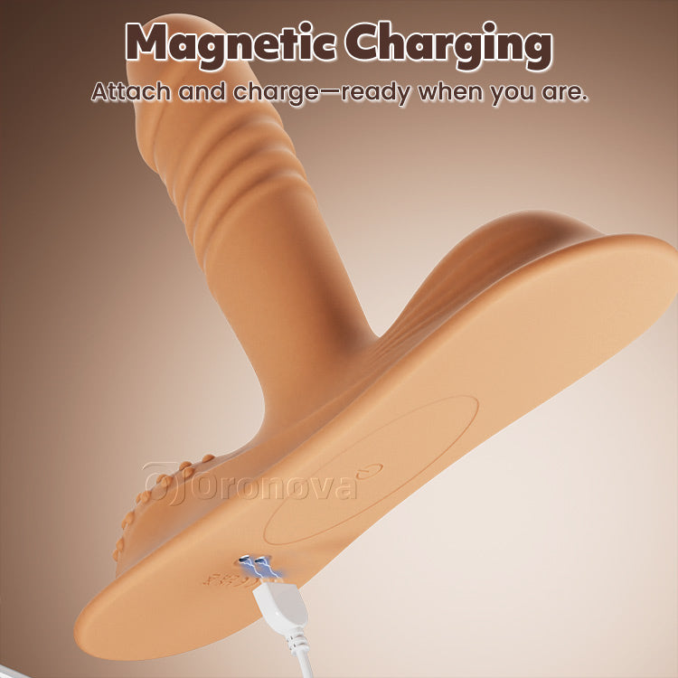 Female ride vibrating dildo, G-spot anal stimulation, suitable for couples