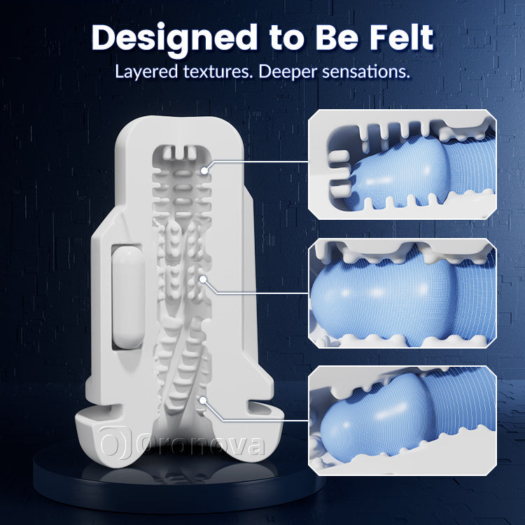 Automatisk Mandlig Masturbator - Sugning, Vibration & APP Fjernbetjening