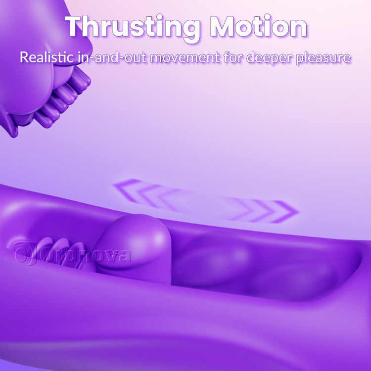 Push-pull vibrator, pirrer klitoris, tredobbelt stimulation