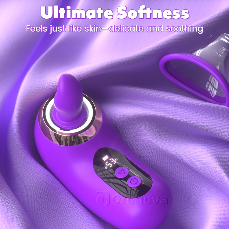 5-in-1  Sucking Vibrator with LCD Display