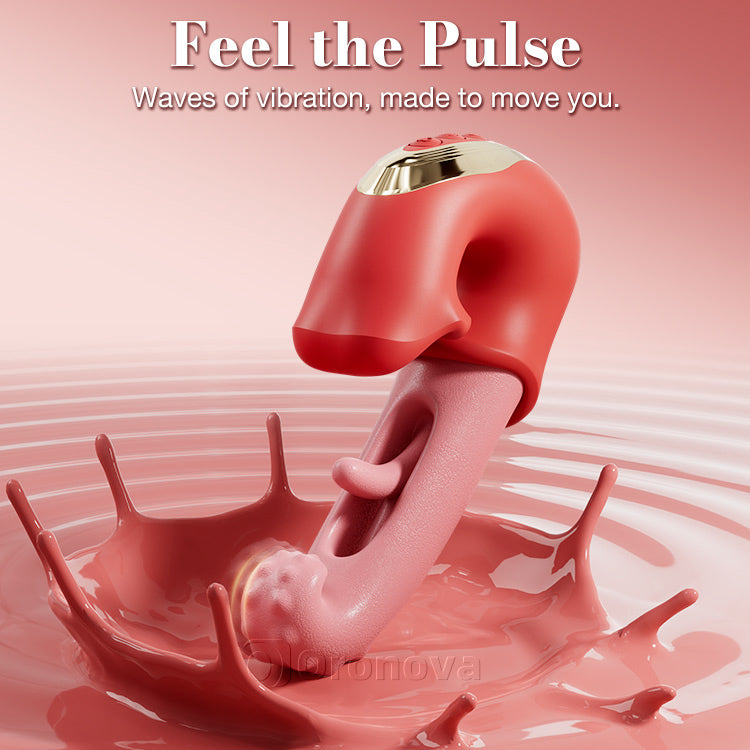 Flapping Clit Vibrator – Licking & Teasing Functions, Waterproof