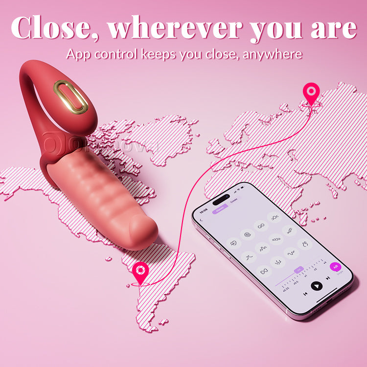 G-Spot Vibrator, pulserende, stimulerer C-Spot, fjernbetjening