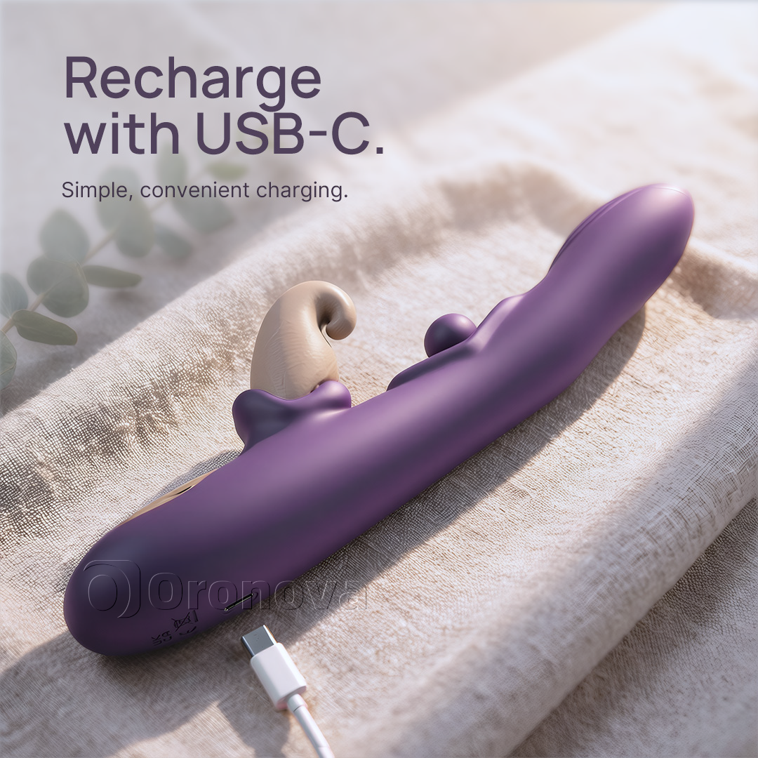 3-i-1 fleksibel vibrator – roterende kugle, banken og vibration med flere tilstande