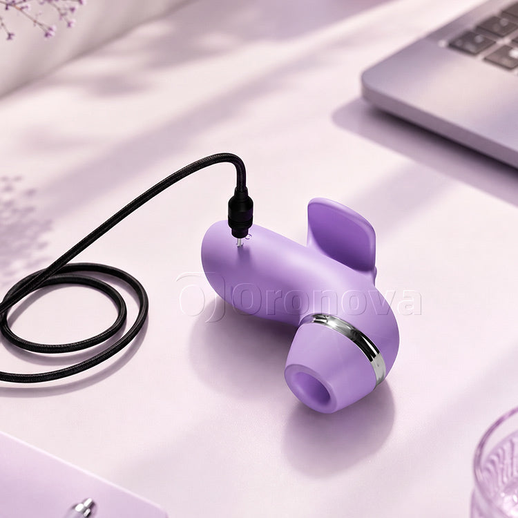 4-i-1 Multifunktionsvibrator | Flappende, slikning, børstning og sugende nydelse