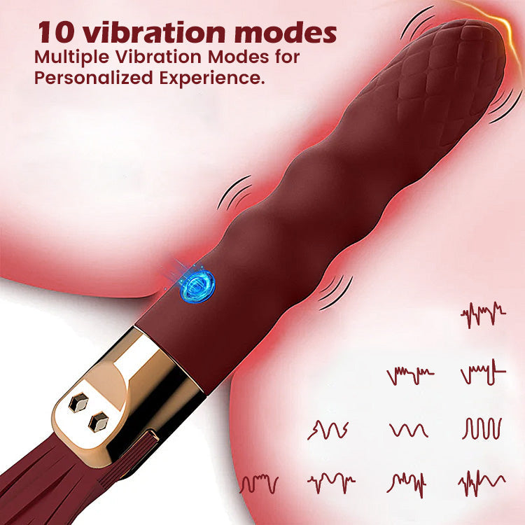 Vibrerende pisk med G-punkts vibrator
