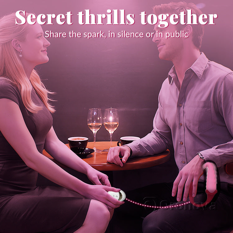 G-Spot Vibrator, pulserende, stimulerer C-Spot, fjernbetjening