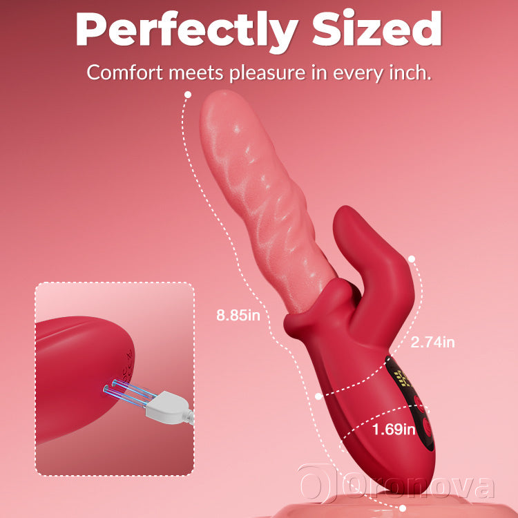 Peristaltic Thrusting Vibrator – Twisting, Clitoral Stimulation, Waterproof