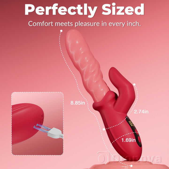 Peristaltic Thrusting Vibrator Twisting, Clitoral Stimulation, Water Oronova Peristaltic Thrusting Vibrator Twisting, Clitoral Stimulation, Water Oronova