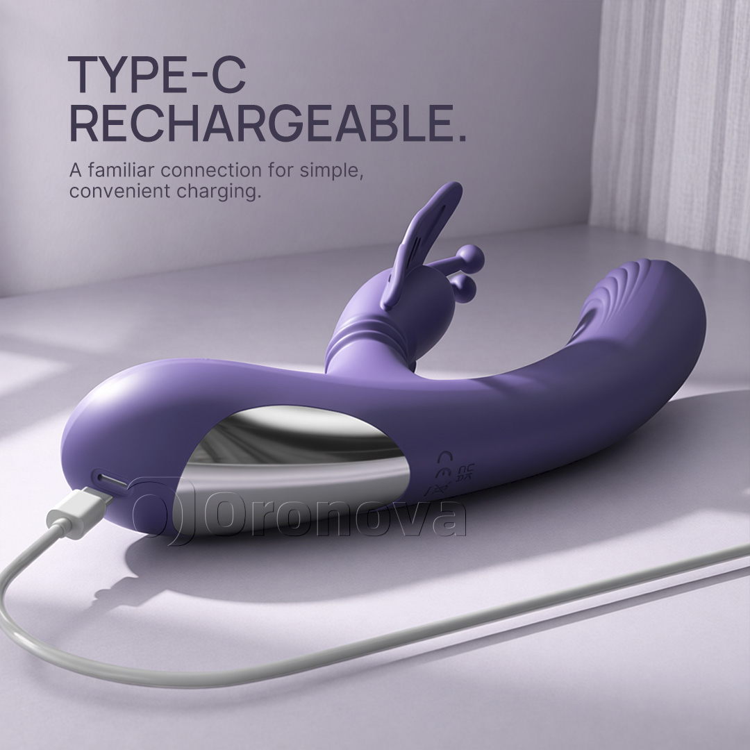 Sommerfugleformet 3-i-1-massager | 30 måder at føle mere