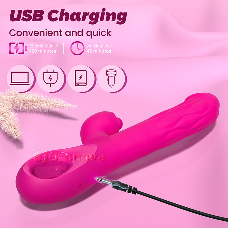 3-i-1 Banke- og Udvidelsesvibrator – G-punkt- og Klitorisstimulator