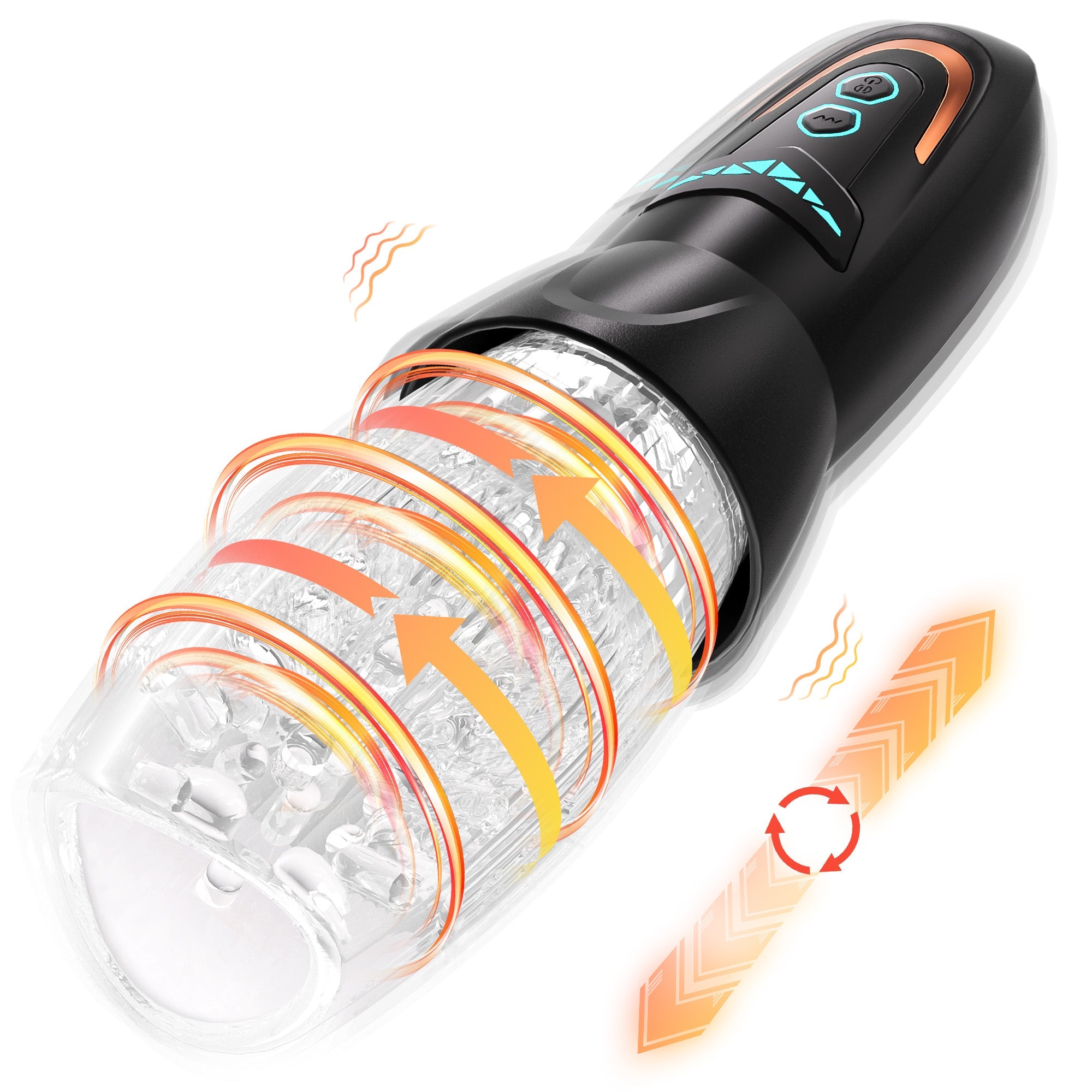 Automatisk Masturbator med Vibration & Rotation