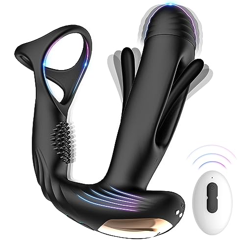 Flappende Anal Dildo Massager - Vibration & Penisring