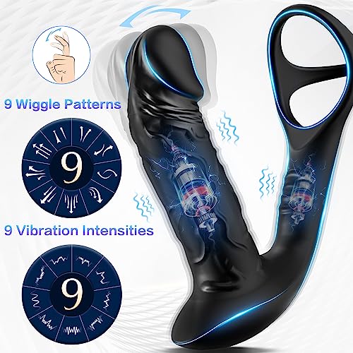 Vibrerende Analdildo Massager - Vibration & Penisring