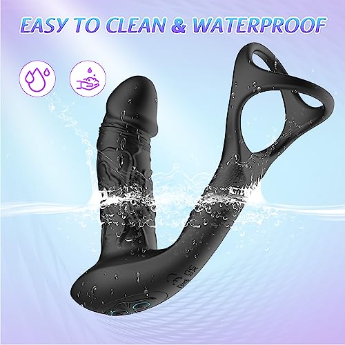 Vibrerende Analdildo Massager - Vibration & Penisring