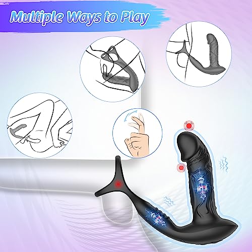 Vibrerende Analdildo Massager - Vibration & Penisring