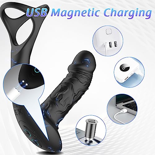 Vibrerende Analdildo Massager - Vibration & Penisring