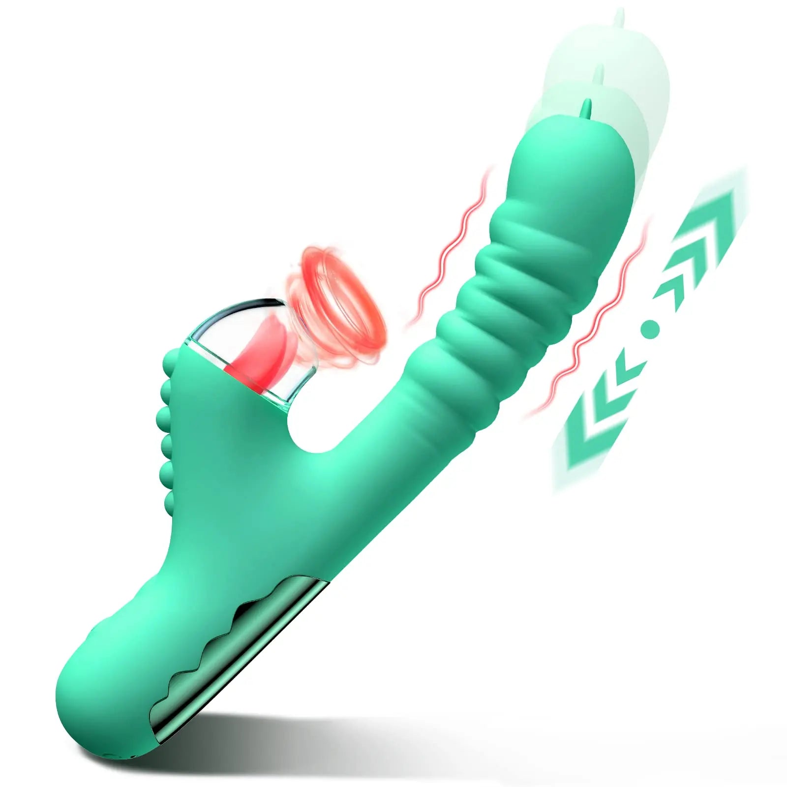 Voksen Sexlegetøj G-punkts Thrusting Vibrator - Sugekop & Vibration