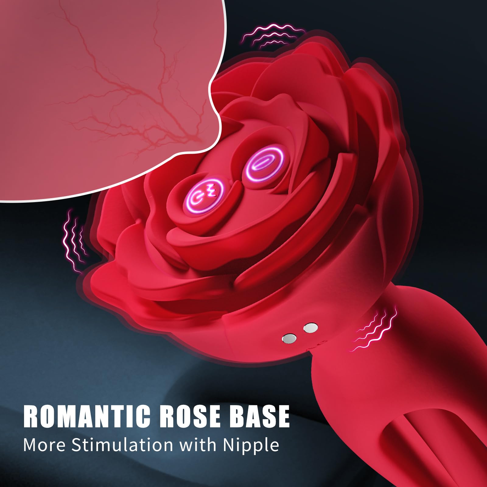 Rosebud Anal Vibrator - Flappende & Fjernbetjent